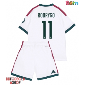 Real Madrid Rodrygo Goes #11 Hjemmebanesæt Børn 2026-27 Kort ærmer (+ korte bukser)